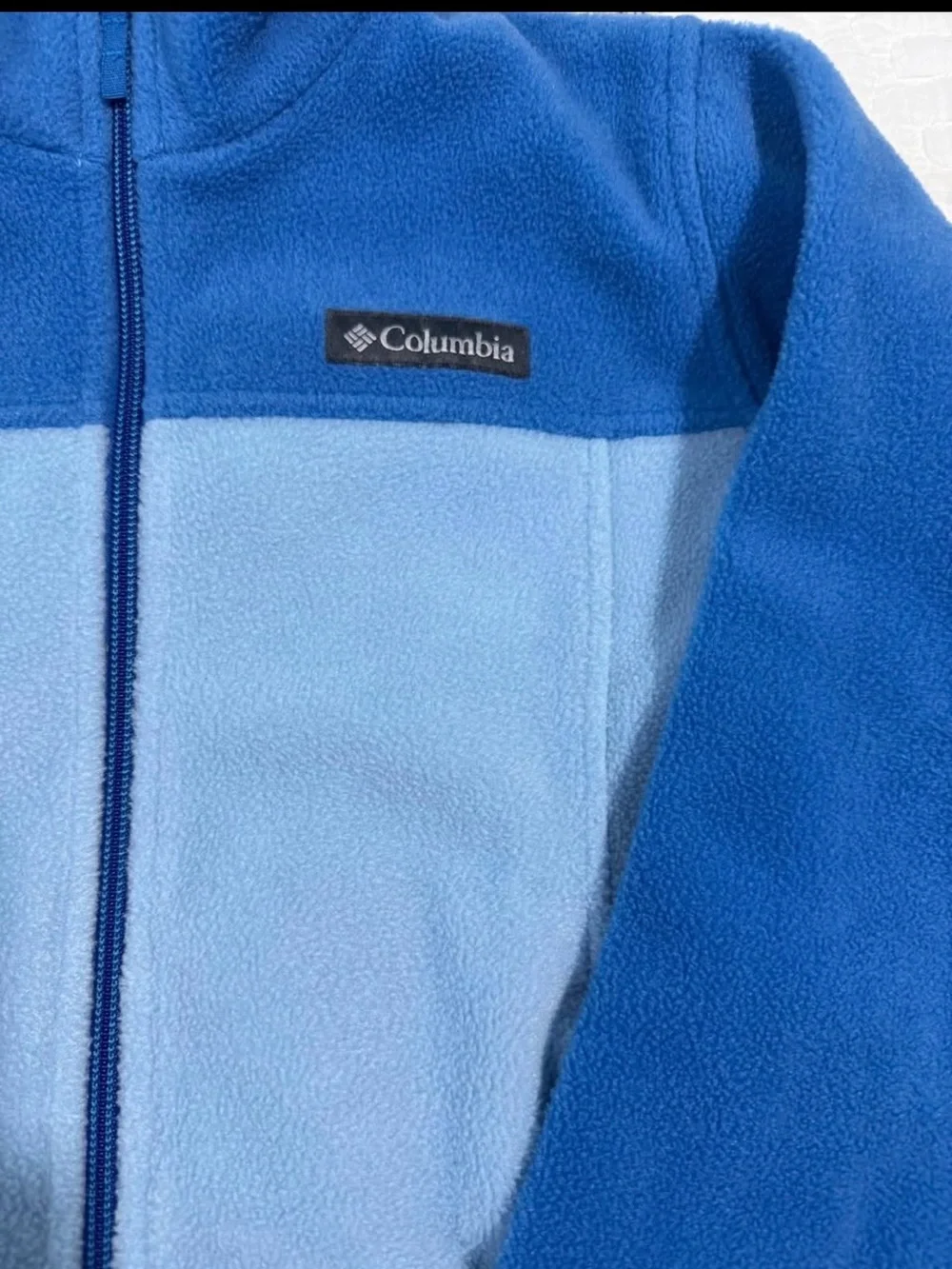 Boy’s 2 full zip fleece Columbia and old navy Two-Tone Blue Kids Fleece Jacket